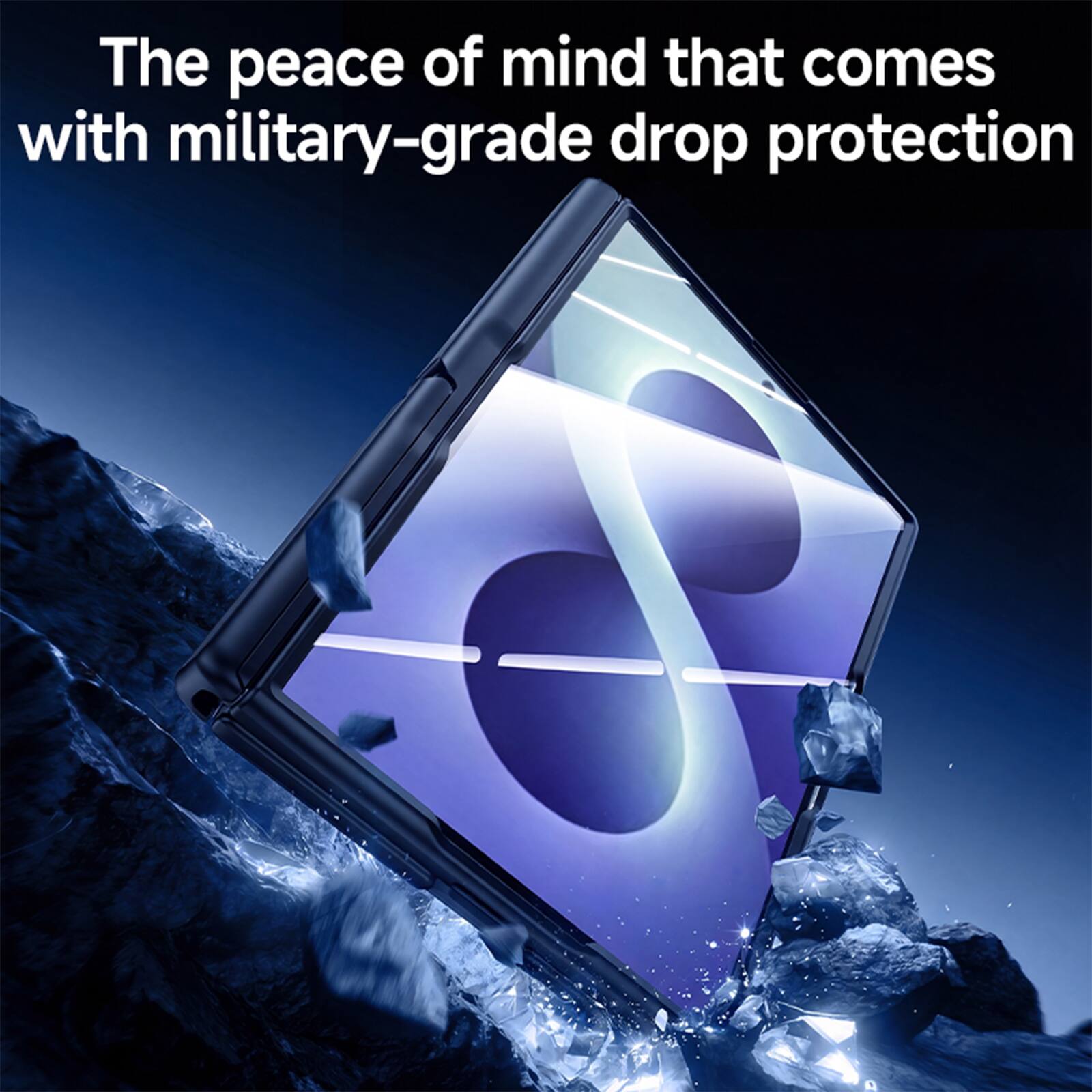 The peace of mind that comes with military-grade drop protection