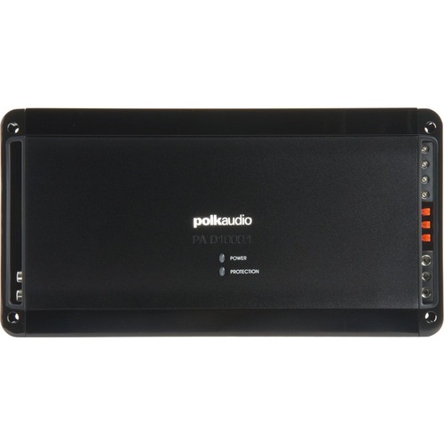 Polk Audio - 1200W Class D Mono MOSFET Amplifier with Variable Filters - Black