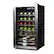 Front. Black+Decker - BLACK+DECKER 26 Bottle Single Zone Freestanding Wine Refrigerator - Black.