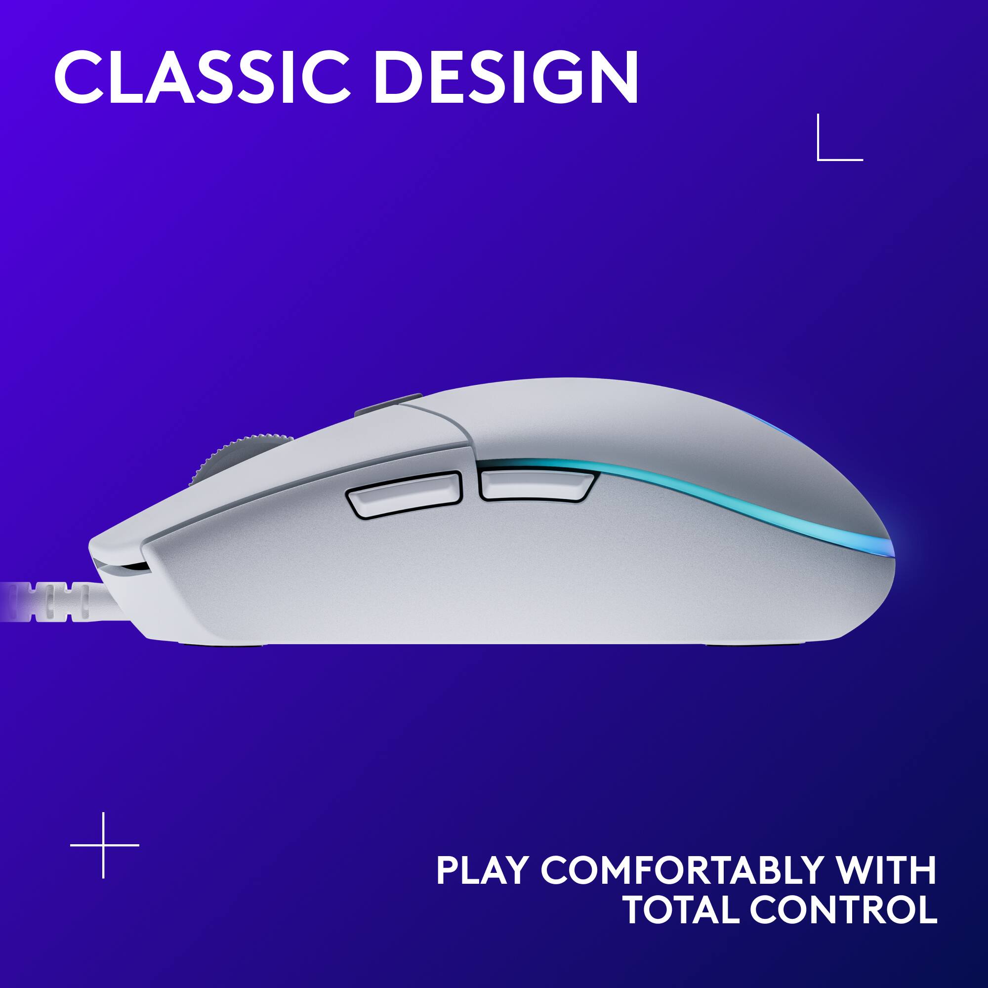 Classic Design + Play Comfortably with Total Control