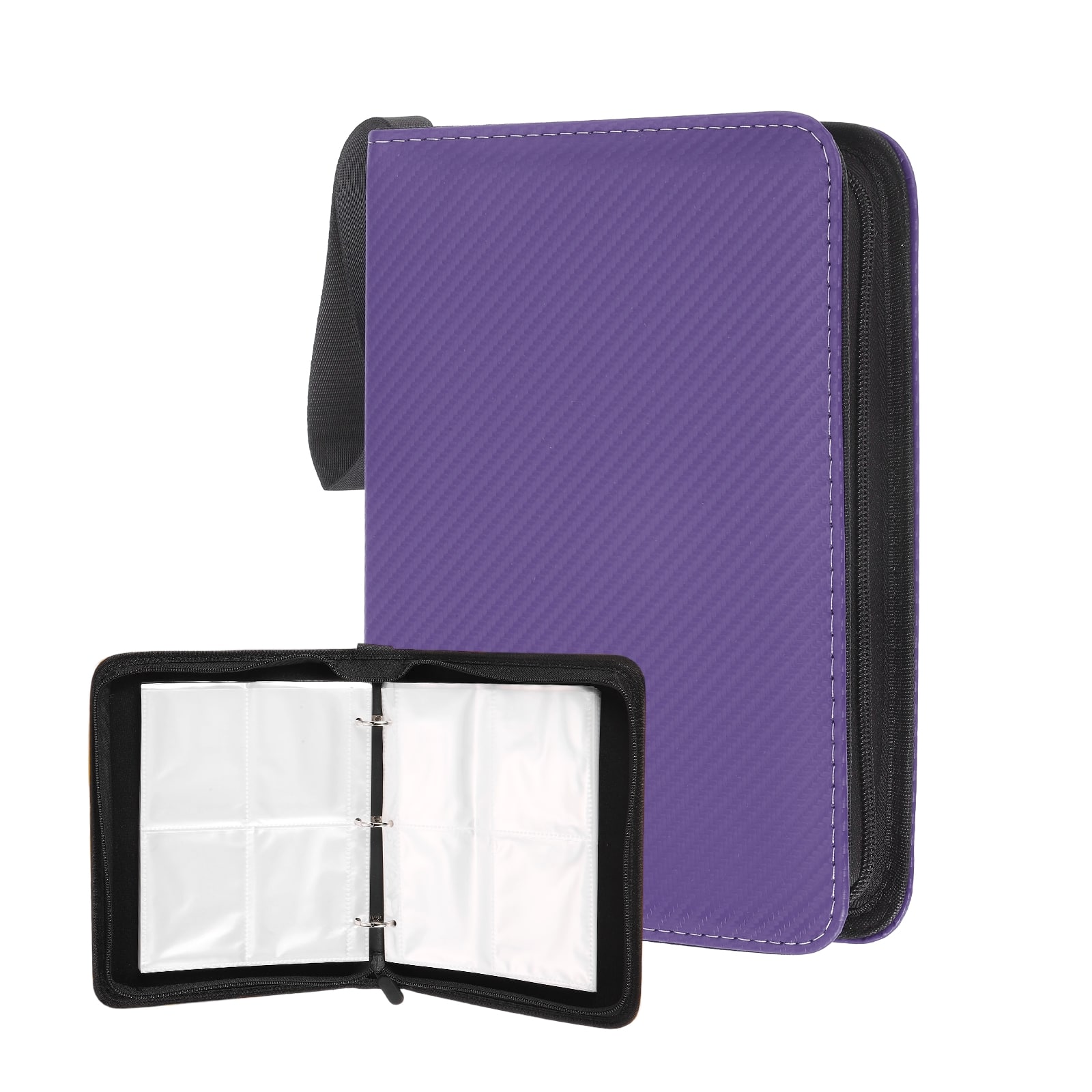 best top loader card binder for 35pt-55pt Cards – 216 Slot Toploader Binder with 9-Pocket Pages, 4 PSA Slab Holders & Airtag Compartment, Sports Holder for Pokemon, MTG, Lorcana, Baseball & and sports cards remain safe and intact. PSA: You can avoid buying