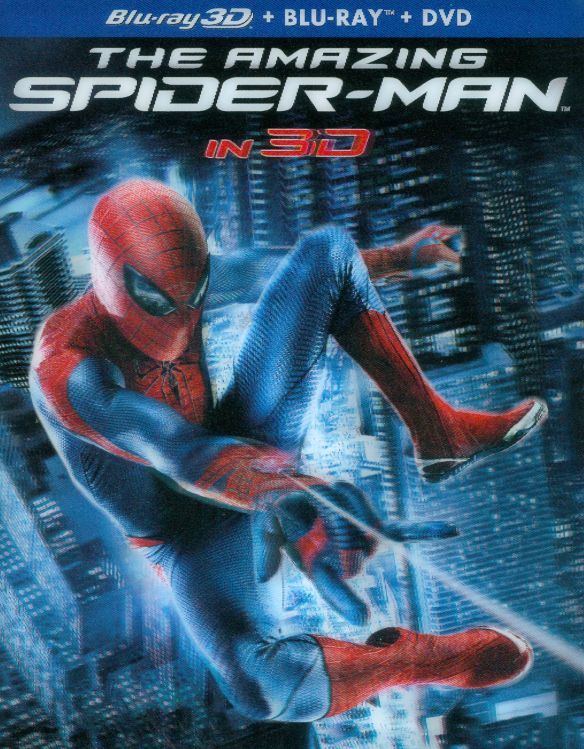  The Amazing Spider-Man [4 Discs] [Includes Digital Copy] [3D] [Blu-ray/DVD] [Blu-ray/Blu-ray 3D/DVD] [2012]