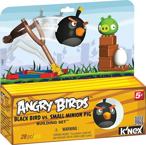 Angle Standard. K'NEX - Black Bird vs. Small Minion Pig Building Set.