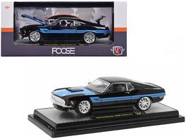 M2 - 1970 Ford Mustang Gambler 514 Stripes "Foose" Limited Edition to 6650 pieces Worldwide 1/24 - Black With Blue
