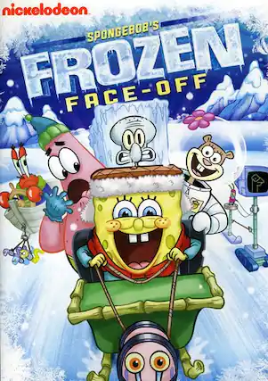 Front. SpongeBob Squarepants - Spongebob's Frozen Face-Off - DVD.
