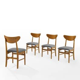 Crosley Furniture - Landon 4-Piece Wood Dining Chair Set - Brown
