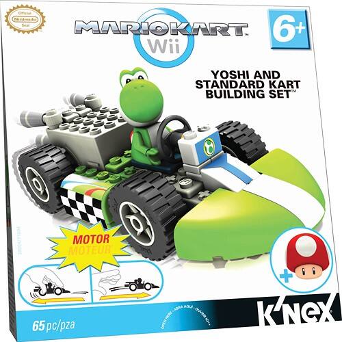 Angle Standard. K'NEX - Mario Kart Wii Yoshi and Standard Kart Building Set.