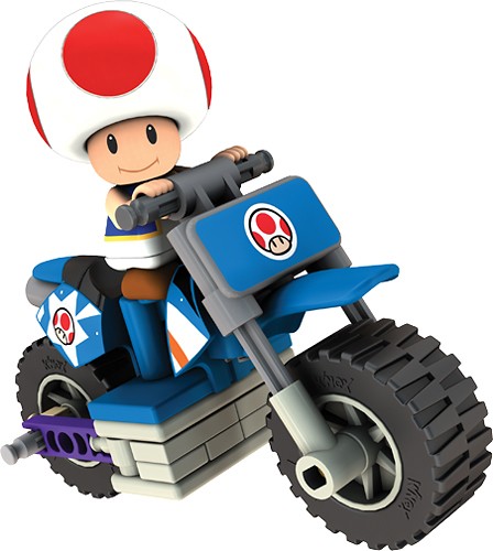K'Nex Mario Kart: Standard Bike Building Set Series 2 - Toad - Atomic Empire