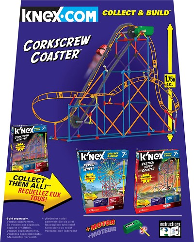 Best Buy: K'NEX Corkscrew Coaster Building Set 12434