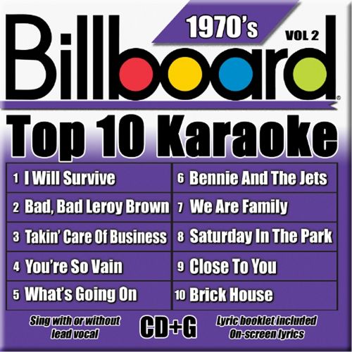  Billboard Top 10 Karaoke: 1970's, Vol. 2 [CD]