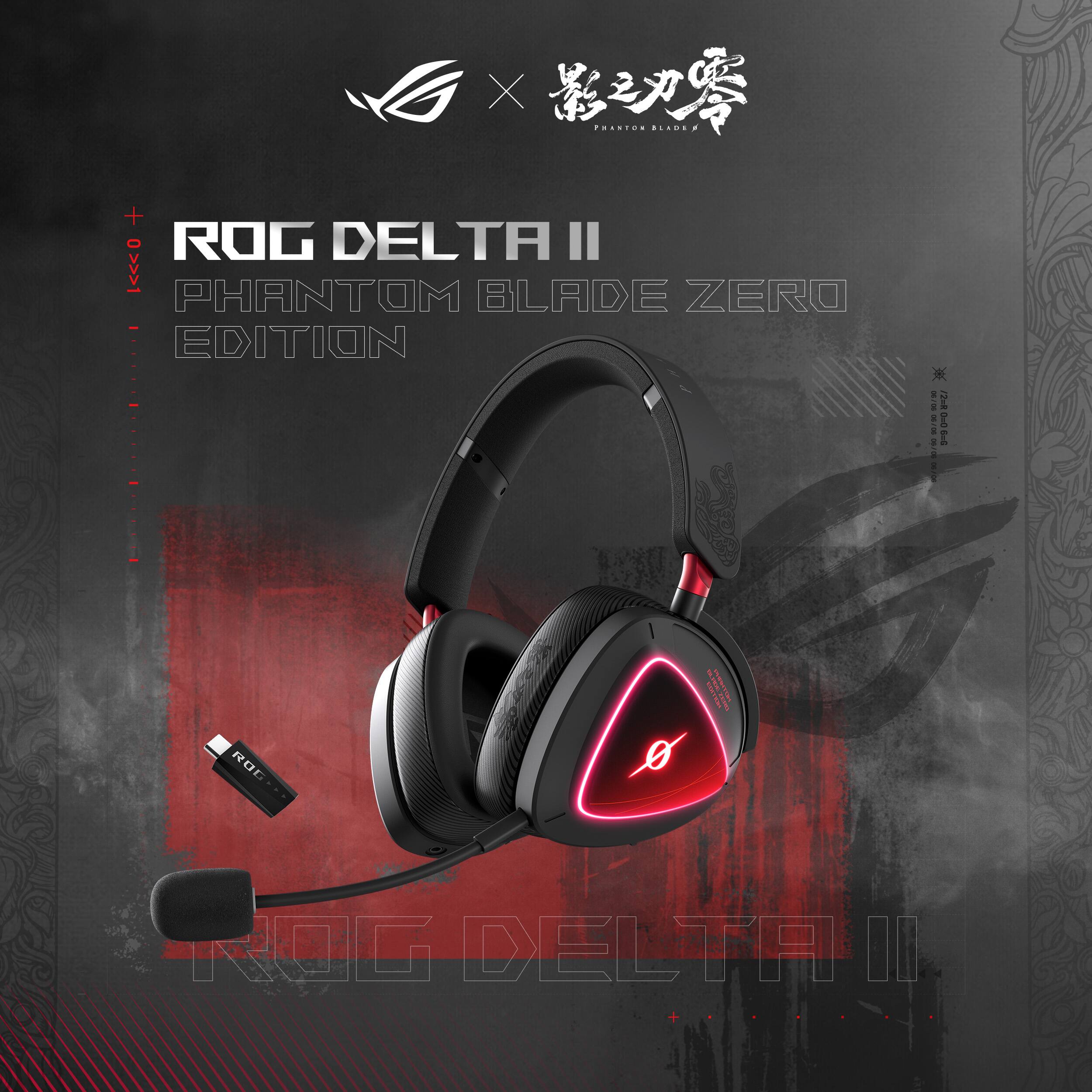 ASUS ROG Delta II Wireless RGB Gaming Headset for PC/Mac, Xbox, PS5 ...