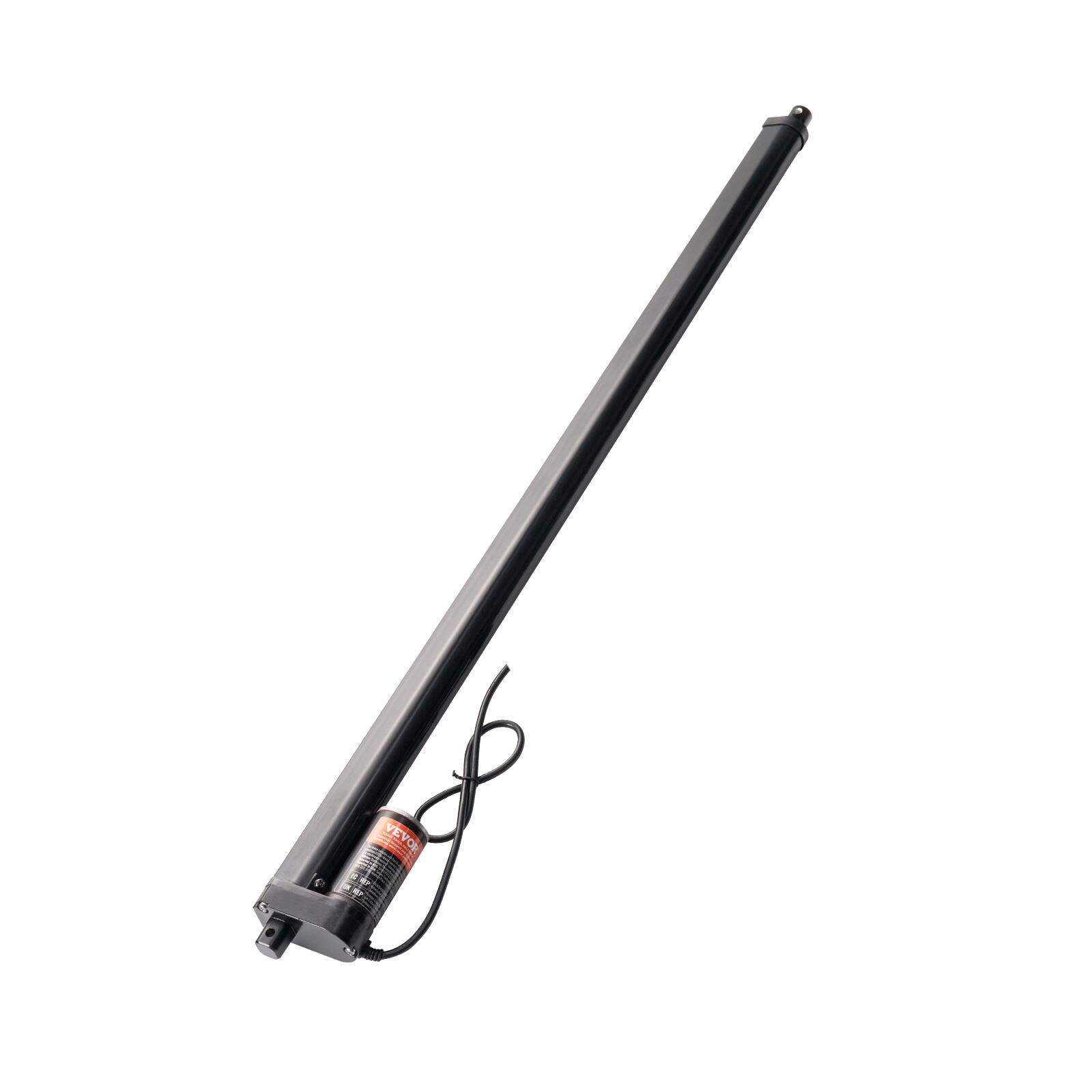 Alt View 5. VEVOR - Linear Actuator 12V, 20 Inch High Speed 0.55"/s Linear Actuator, 220lbs/1000N Linear Motion Actuator - Black.