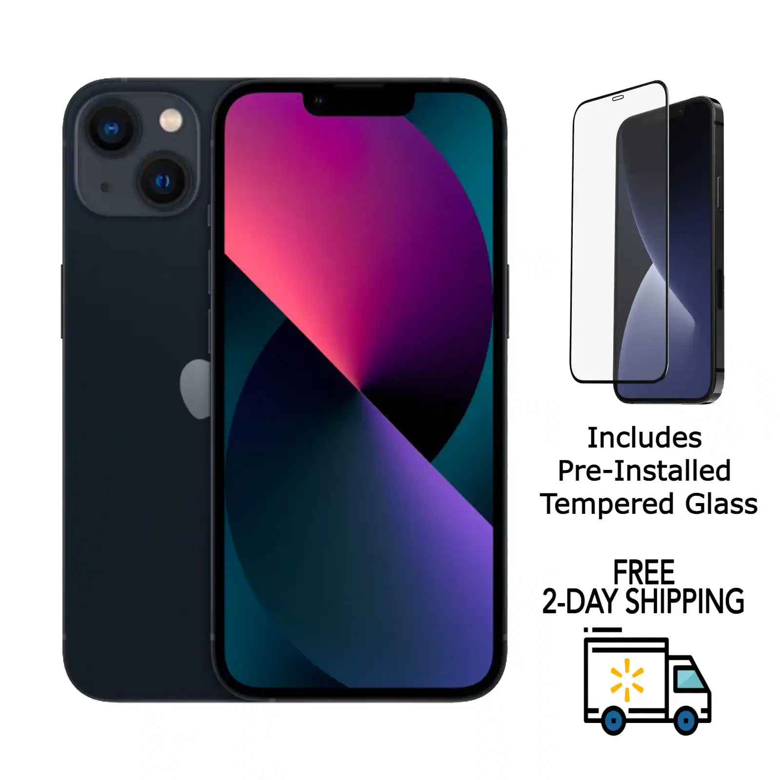 Includes Pre-Installed Tempered Glass  
FREE 2-DAY SHIPPING