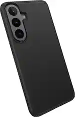 Front. Speck - ImpactHero Slim Case for Samsung Galaxy S26 and S25 FE - Black.