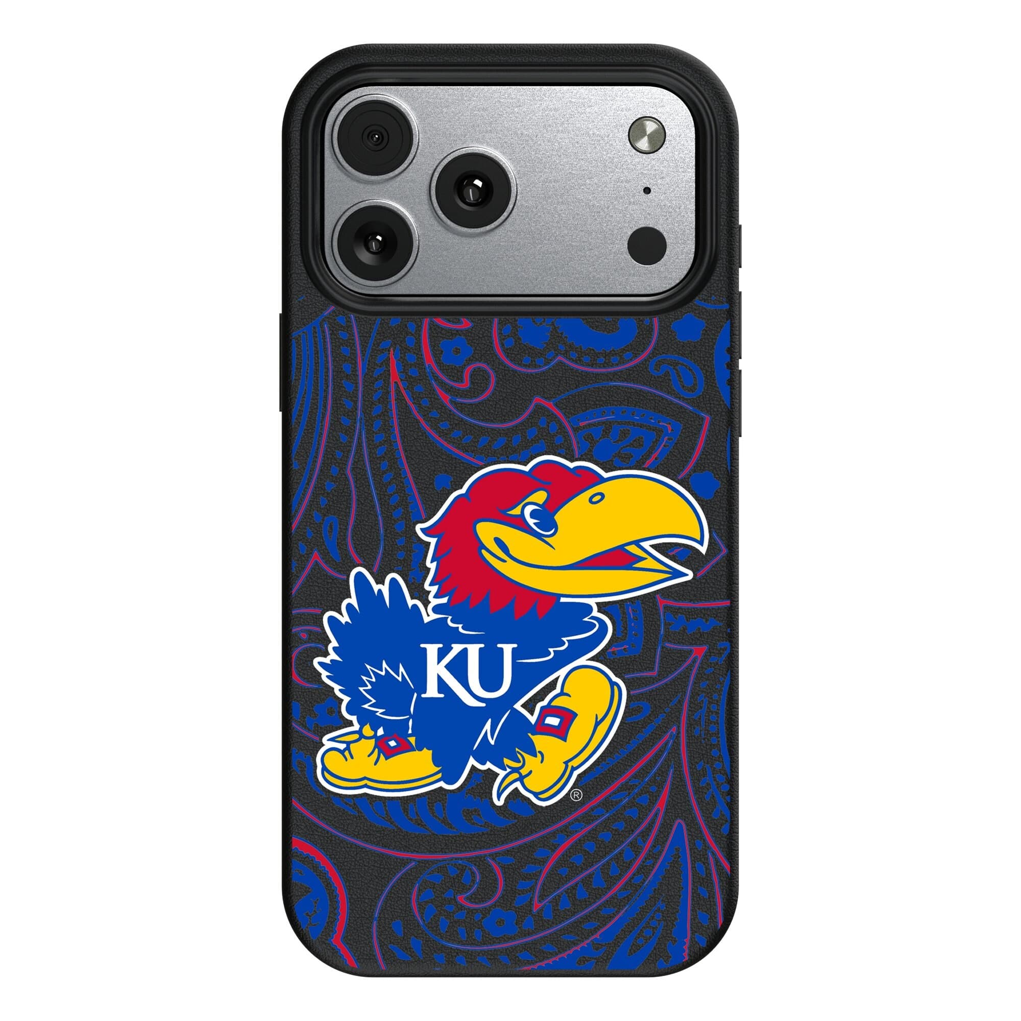 Keyscaper - NCAA - Kansas Jayhawks Paisley iPhone Magnetic Bump Case - 17 Air - Black price history on PriceWatchPro