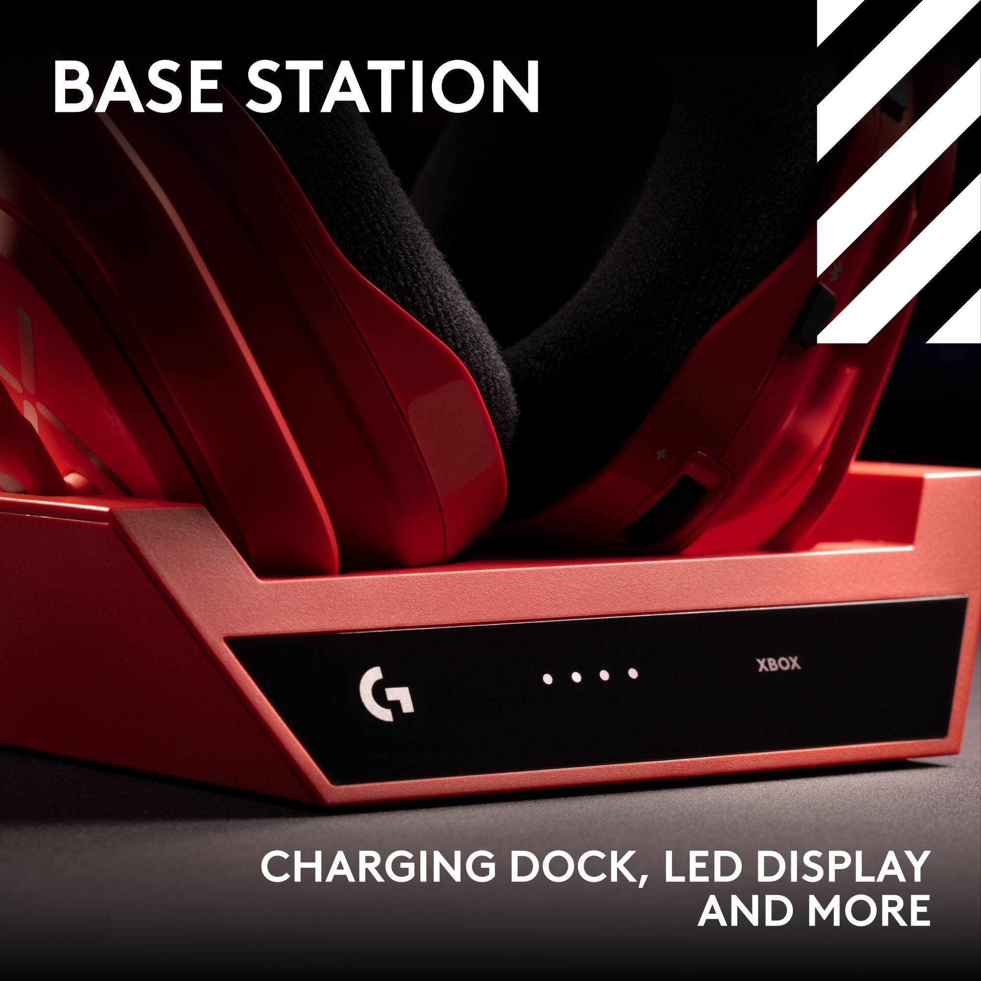 BASE STATION

XBOX

CHARGING DOCK, LED DISPLAY AND MORE