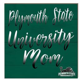 Jardine - Plymouth State Panthers 10" x 10" Mom Plaque - Green