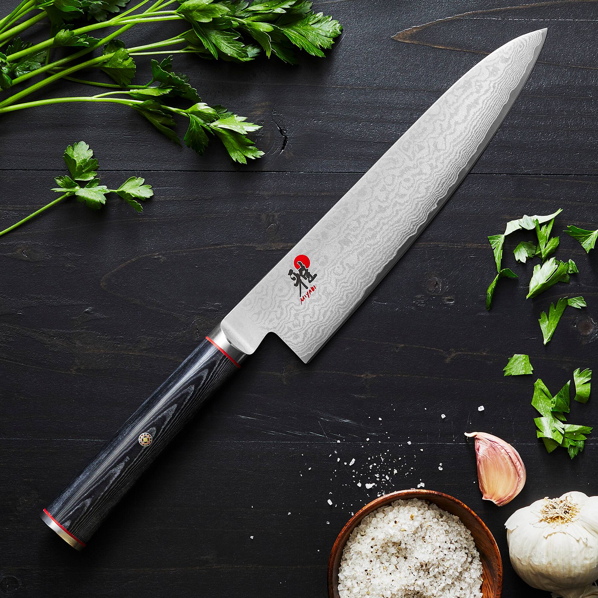 Alt View 4. Miyabi - Miyabi Kaizen 8-inch Chef's Knife - Stainless Steel.