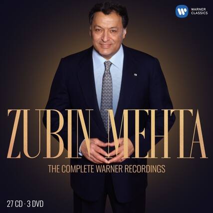 ZUBIN MEHTA
THE COMPLETE WARNER RECORDINGS
27 CD • 3 DVD
WARNER CLASSICS
