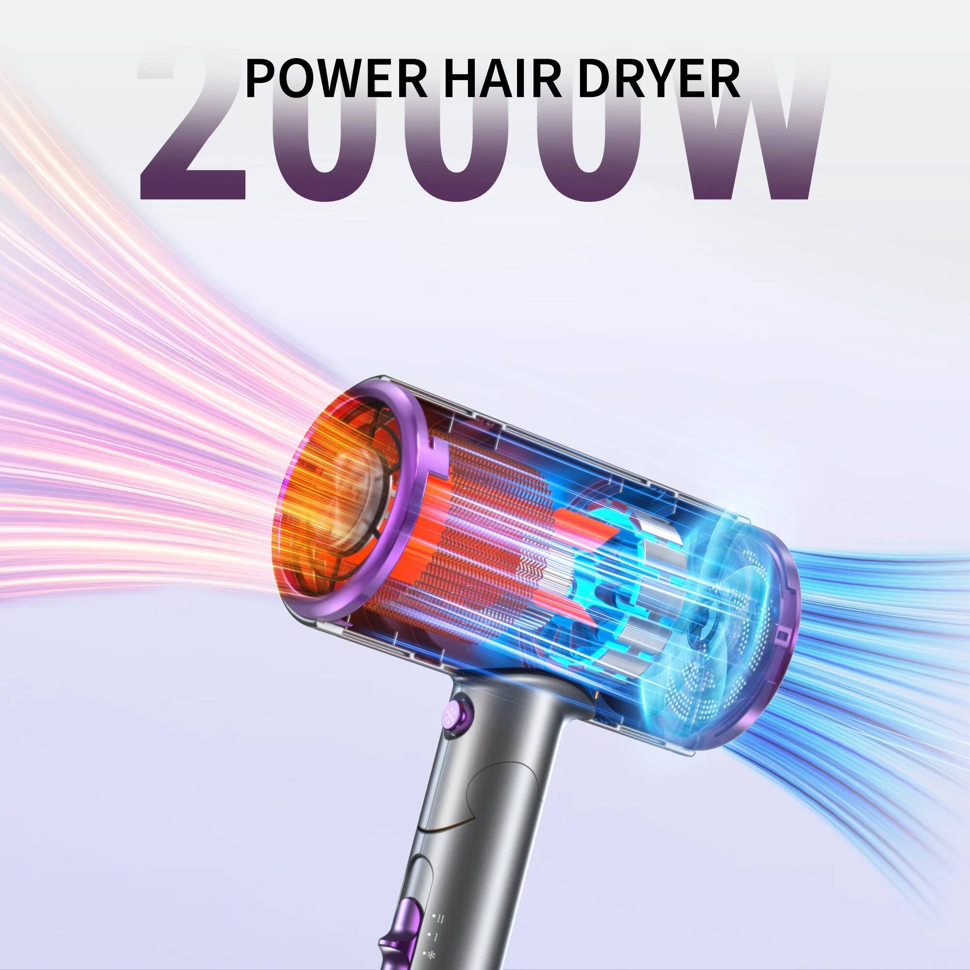 POWER HAIR DRYER  
2000W