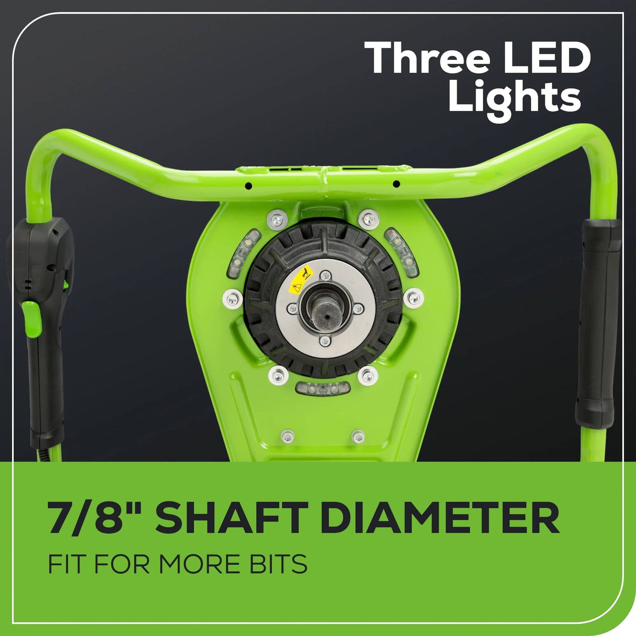 Three LED Lights

7/8" SHAFT DIAMETER

FIT FOR MORE BITS