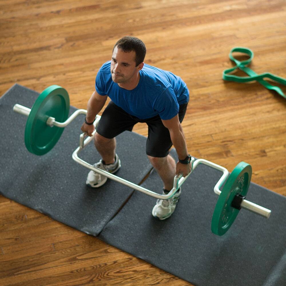 Alt View 1. Power Systems - Power Systems 68" Super Deadlift Bar, Two-Handle Design - Silver.