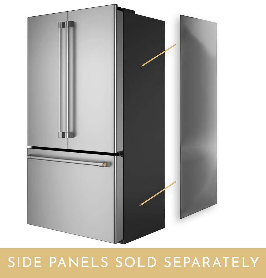 Freezer Back Side Monogram Right Side Panel for Counter Depth French Door Bottom Freezer ...