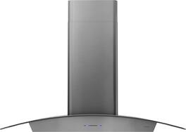 Zephyr - 30 inches - Convertible - Wall Range Hood - Black Stainless Steel