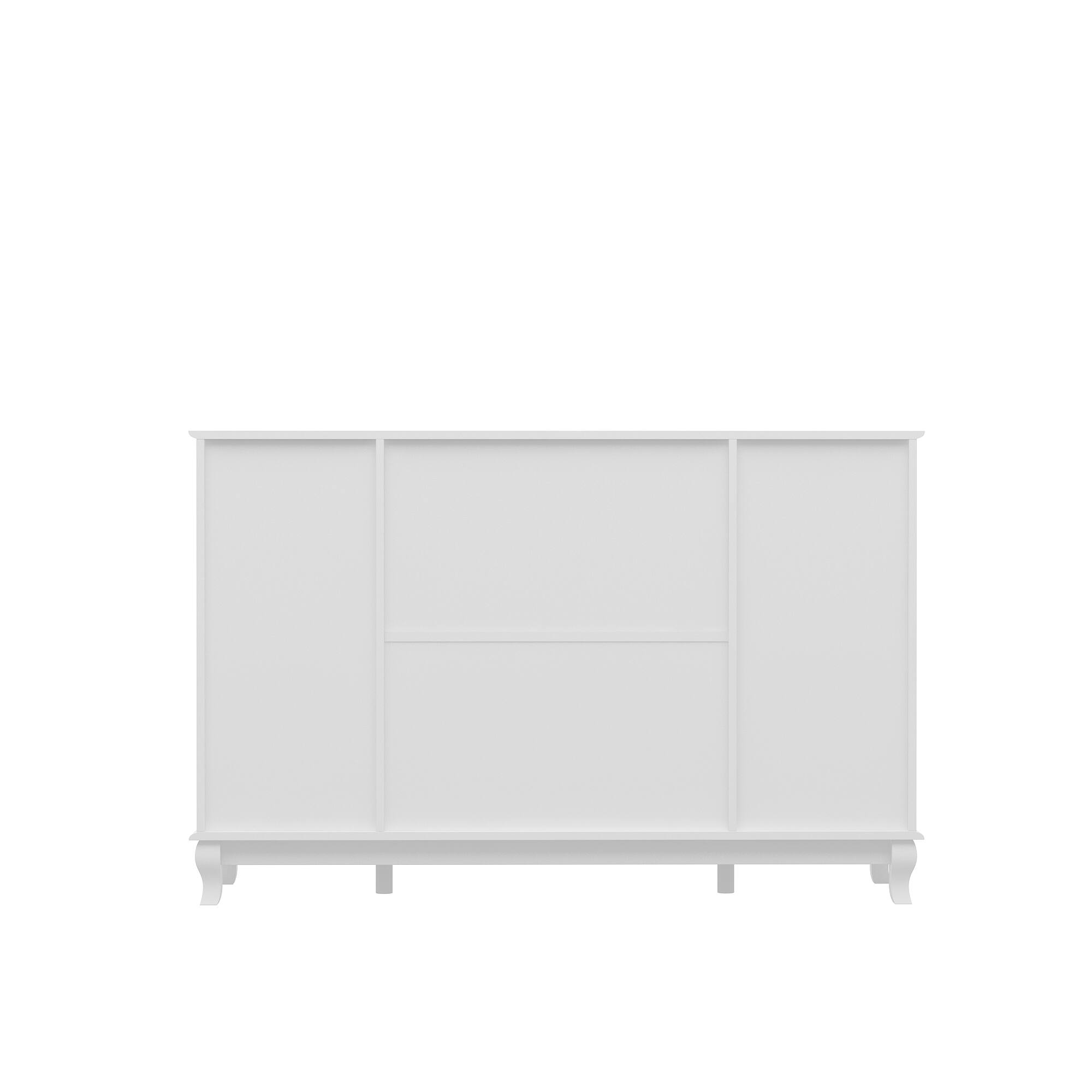 Back. Famapy - Famapy Buffet Sideboard: Organize & Elevate Your Dining Space - White.