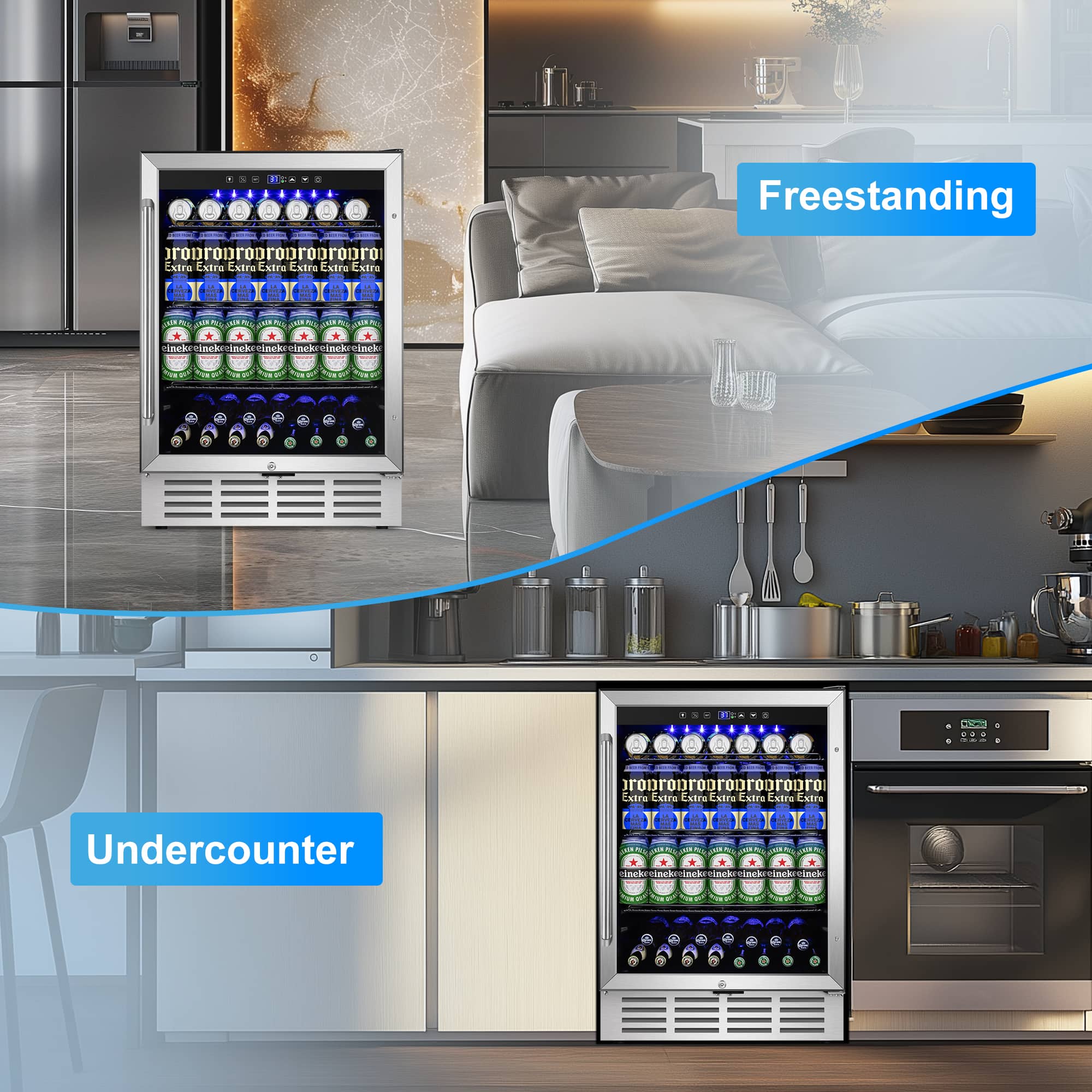 Freestanding
Undercounter