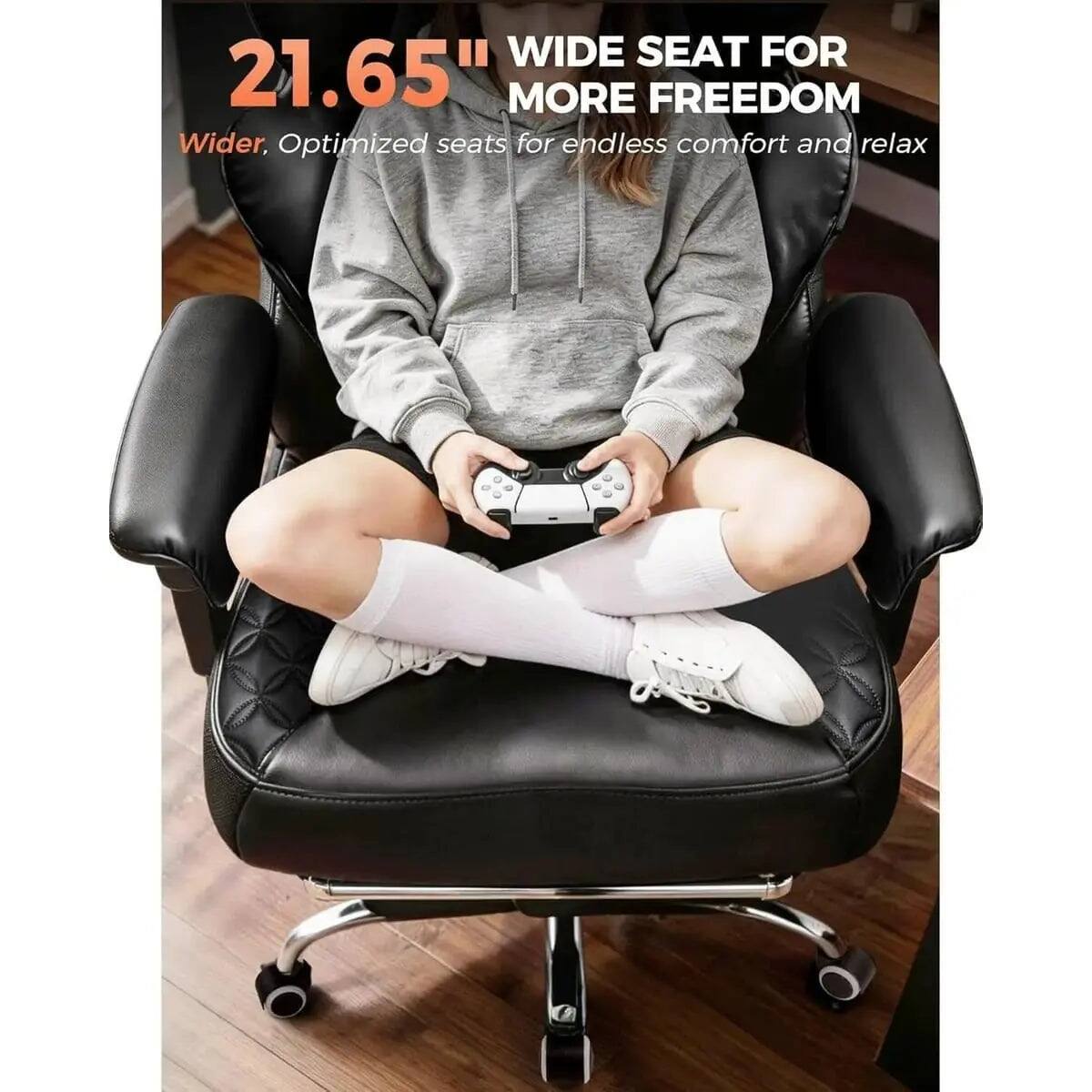 21.65" WIDE SEAT FOR MORE FREEDOM  
Wider, Optimized seats for endless comfort and relax