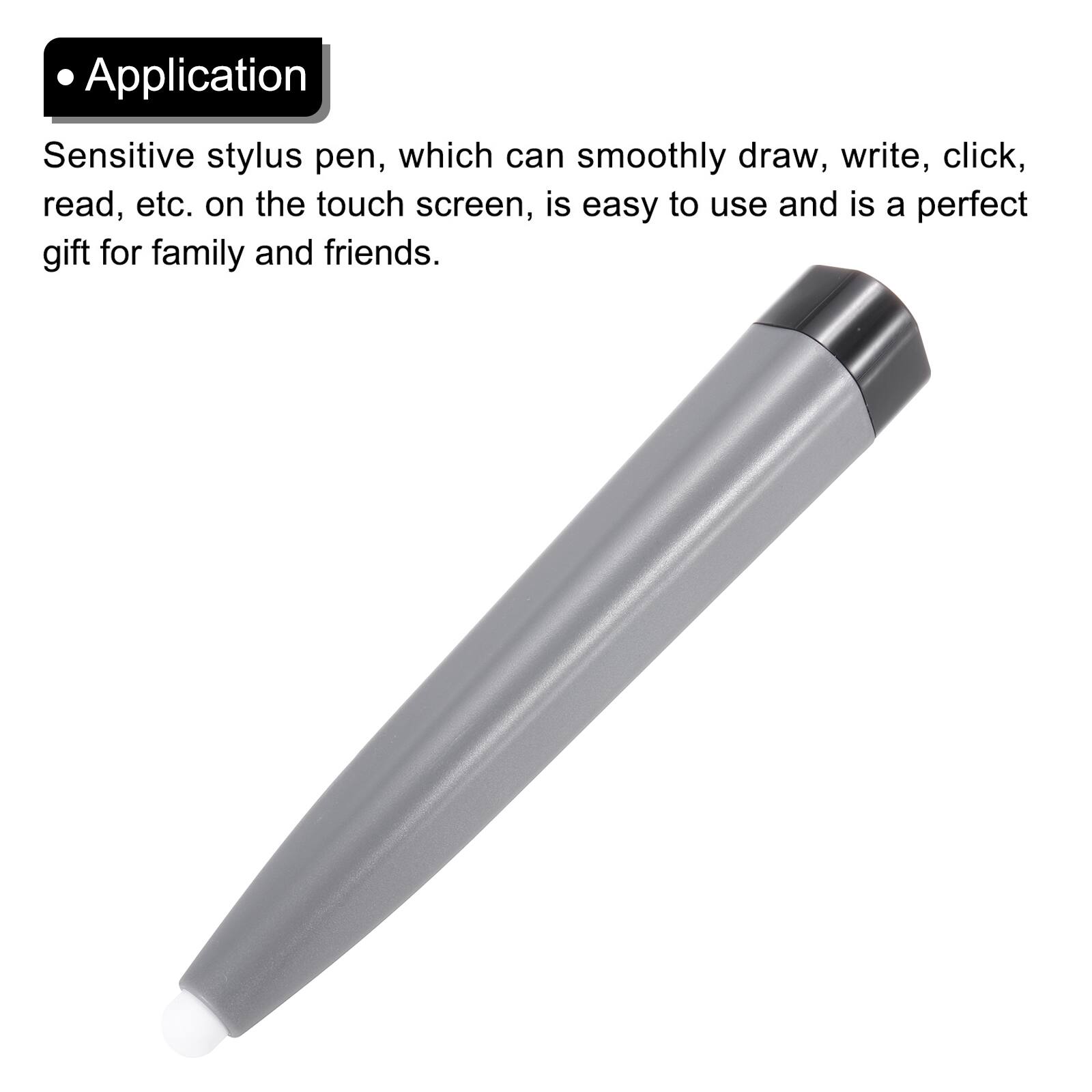 Application

Sensitive stylus pen, which can smoothly draw, write, click, read, etc. on the touch screen, is easy to use and is a perfect gift for family and friends.