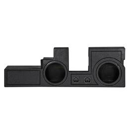 QPower - Q Power Dual 10" Ported Enclosure for Ford Super Duty 00-16 | QBFORD09F350210 - Black