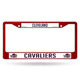 Rico Industries - Cleveland Cavaliers NBA Licensed Maroon Painted Chrome Metal License Plate Frame - Multi