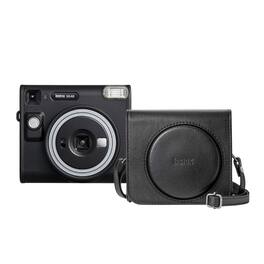 Fujifilm - instax SQUARE SQ40 Selfie Mode Easy-To-Operate Camera with Leather Case