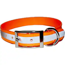 Omni Pet - Sunglo Reflective Dog Collar - Orange