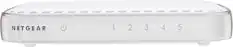 Front. NETGEAR - 5-Port 10/100/1000 Mbps Gigabit Unmanaged Switch - White.