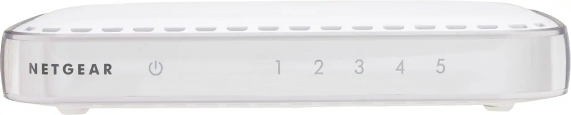 NETGEAR - 5-Port 10/100/1000 Mbps Gigabit Unmanaged Switch - White