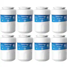 Waterdrop - WD-MWF-8 Refrigerator Water Filter 8-Pack - White