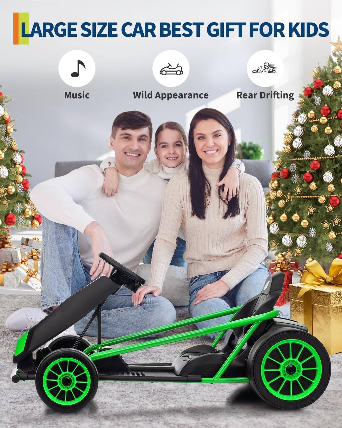 LARGE SIZE CAR BEST GIFT FOR KIDS

- Music
- Wild Appearance
- Rear Drifting