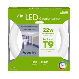 FEIT ELECTRIC - Plug & Play Specialty Cool White G10Q Circular LED Bulb 22 Watt Equivalence 1 pk