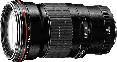 Best Buy: Canon EF 200mm f/2.8L II USM Telephoto Lens Black 2529A004