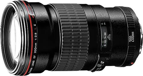 Canon EF 200mm f/2.8L II USM Telephoto Lens Black ... - Best Buy