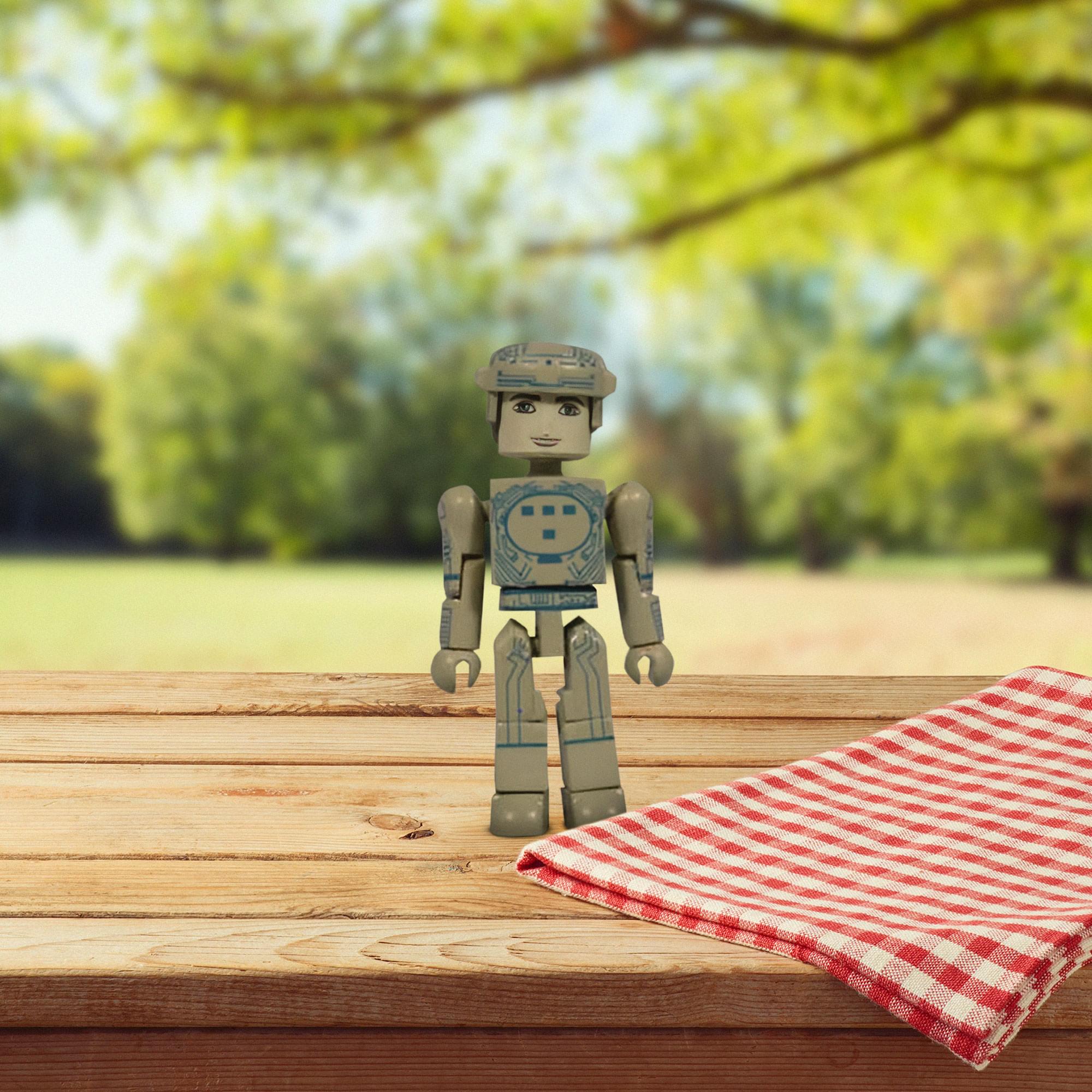 Alt View 2. Diamond Select Toys - Kingdom Hearts Minimates Series 1 | Space Paranoids Donald & Tron - Blue.