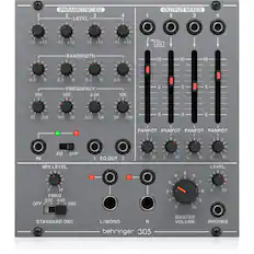 1 PARAMETRIC EQ
2 LEVEL
3 OUTPUT MIXER
4 BANDWIDTH
5 FREQUENCY
6 PANPOT
7 IN EQ BYP
8 EQ OUT
9 MIX LEVEL
10 FREQ
11 STANDARD OSC
12 L/MONO
13 MASTER VOLUME
14 PHONES
behringer 305