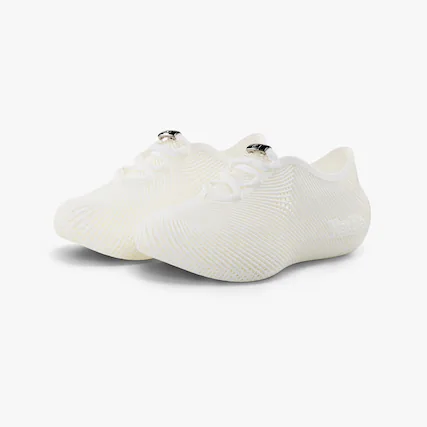 Front. Nexbie - Aeroraise 3D Printed Sneakers - White.