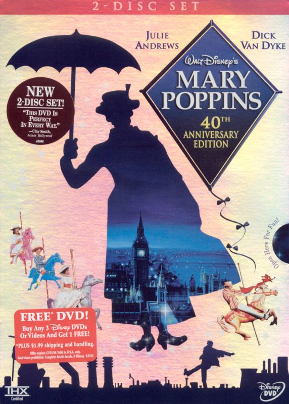  Mary Poppins [40th Anniversary Edition] [2 Discs] [DVD] [1964]