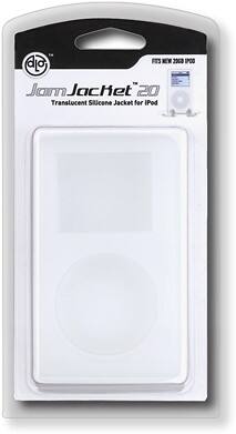 Front Standard. DLO - Jam Jacket Silicone Protector for Apple® iPod™ - Clear.