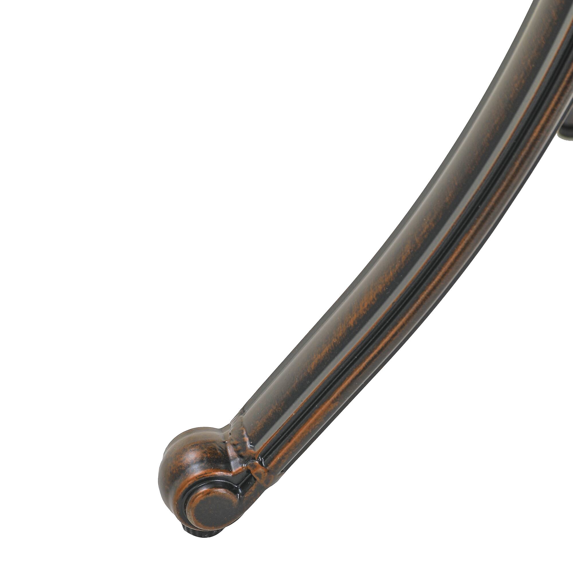 Alt View 8. Mondawe - Round Patio Table with Umbrella Hole - Bronze.