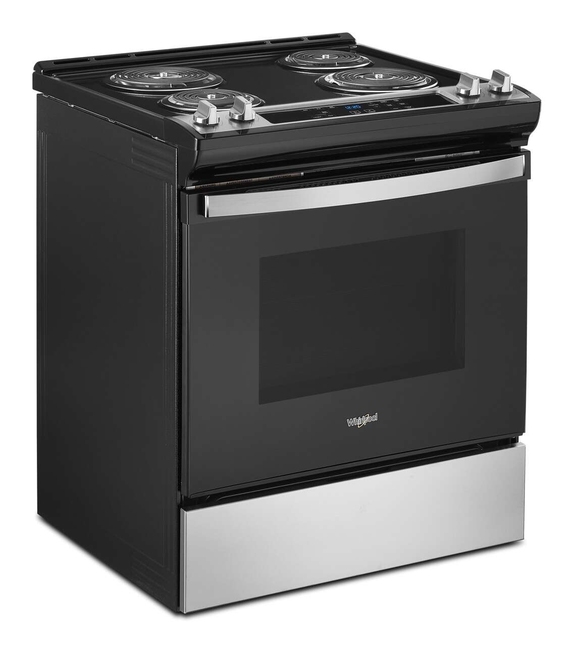 Alt View 11. Whirlpool - 4.8 Cu. Ft. Electric Range - Stainless Steel.